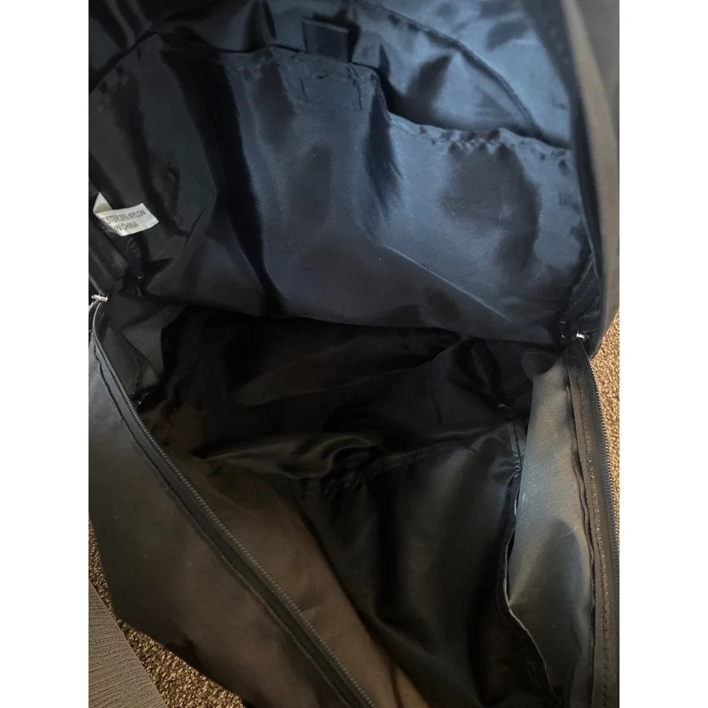 Ariat Black Canvas Backpack Durable Work School Travel Bag with Laptop Sleeve